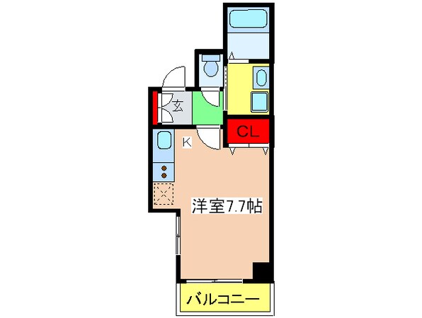 アビテ北御堂の物件間取画像